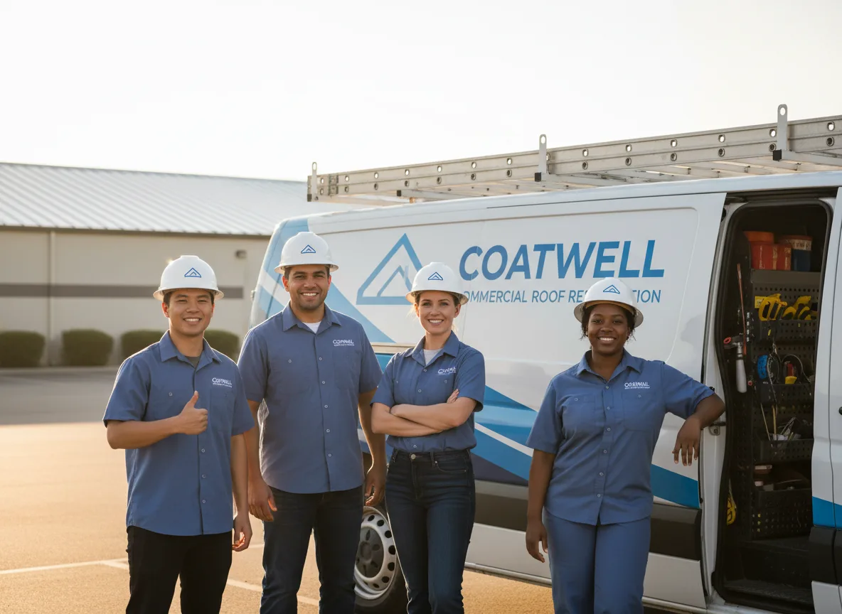 Commercial roof coating company in Townsend, WI